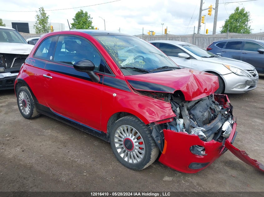 2012 Fiat 500 Sport VIN: 3C3CFFBR7CT510500 Lot: 12016410