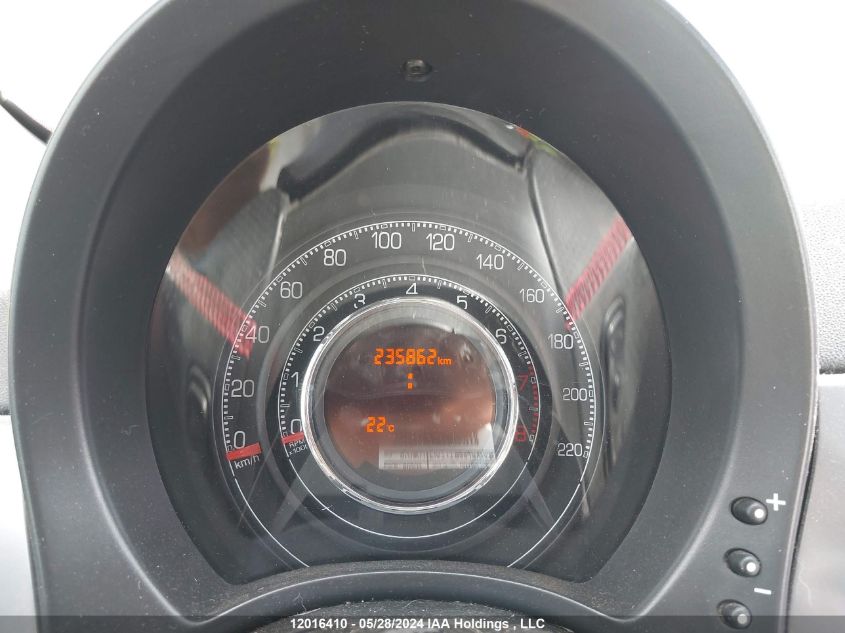 2012 Fiat 500 Sport VIN: 3C3CFFBR7CT510500 Lot: 12016410