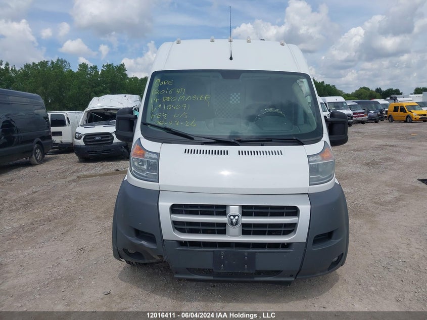 2014 Ram Promaster 1500 VIN: 3C6TRVBG0EE124091 Lot: 12016411
