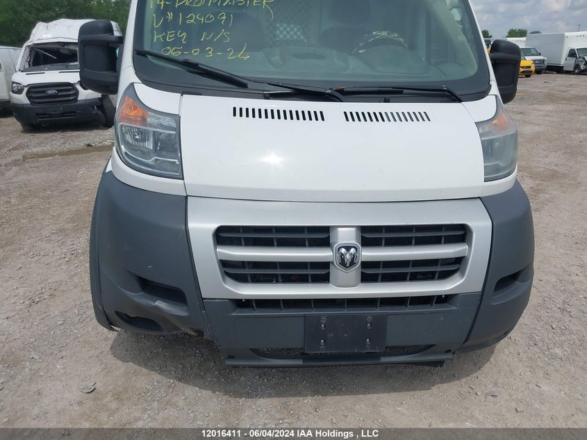 2014 Ram Promaster 1500 VIN: 3C6TRVBG0EE124091 Lot: 12016411