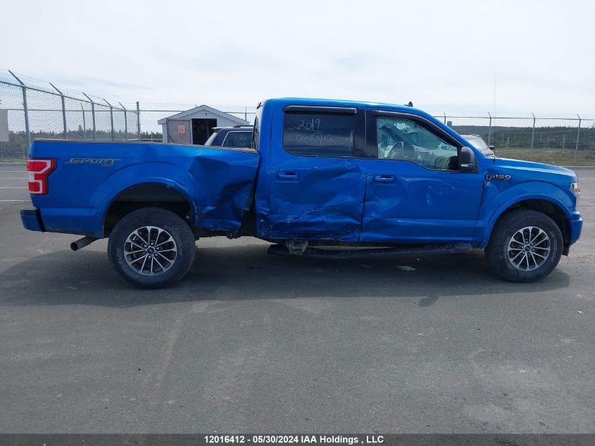 2019 Ford F150 Supercrew VIN: 1FTFW1E46KFC91470 Lot: 12016412