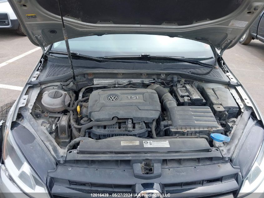 2015 Volkswagen Golf VIN: 3VW117AU0FM072900 Lot: 12016439