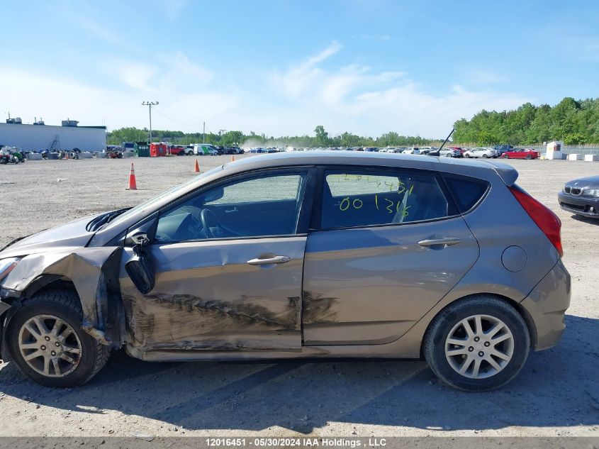 2012 Hyundai Accent Gls/Gs VIN: KMHCT5AE2CU001316 Lot: 12016451