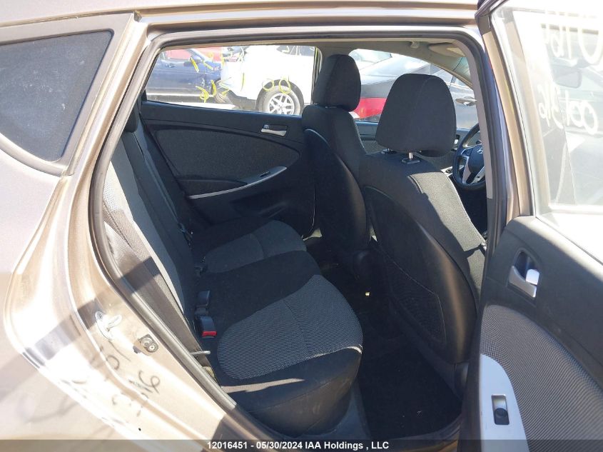 2012 Hyundai Accent Gls/Gs VIN: KMHCT5AE2CU001316 Lot: 12016451