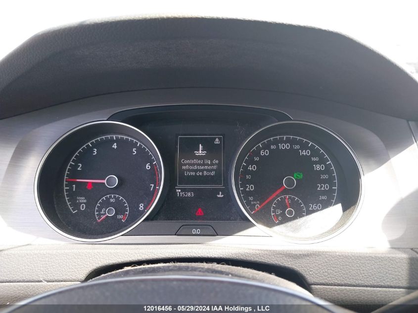 2016 Volkswagen Golf S/Se/Sel VIN: 3VW217AU9GM036922 Lot: 12016456