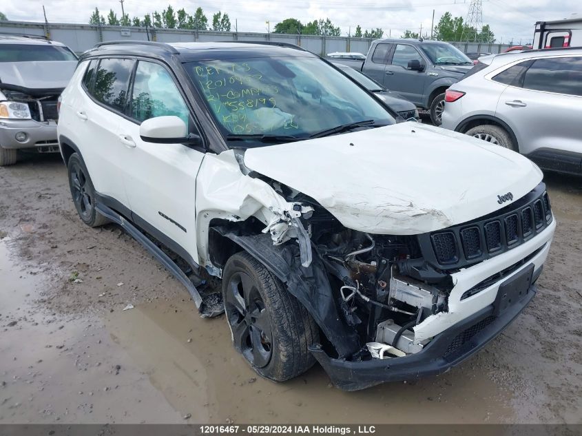 2021 Jeep Compass 80Th Edition VIN: 3C4NJDEB2MT558199 Lot: 12016467