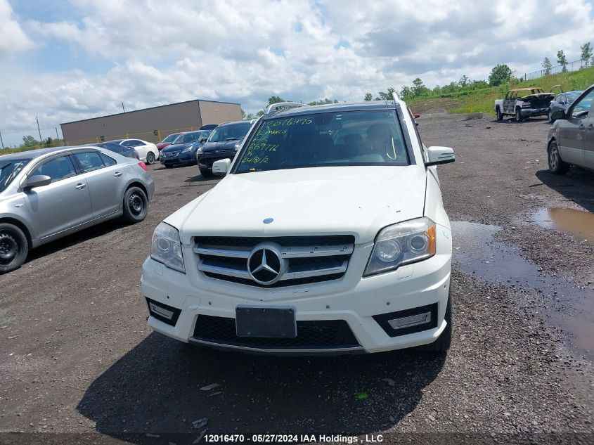 2012 Mercedes-Benz Glk-Class VIN: WDCGG8HB6CF869776 Lot: 12016470