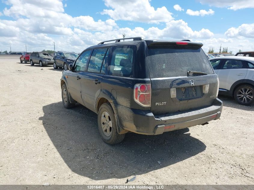 2006 Honda Pilot VIN: 2HKYF18146H004357 Lot: 12016487