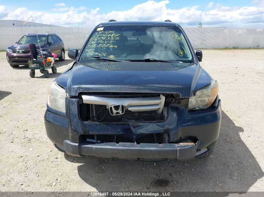 2006 Honda Pilot VIN: 2HKYF18146H004357 Lot: 12016487