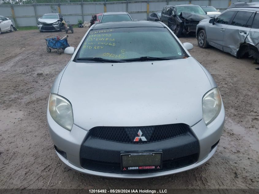 2012 Mitsubishi Eclipse Gs VIN: 4A31K2DF8CE601265 Lot: 12016492