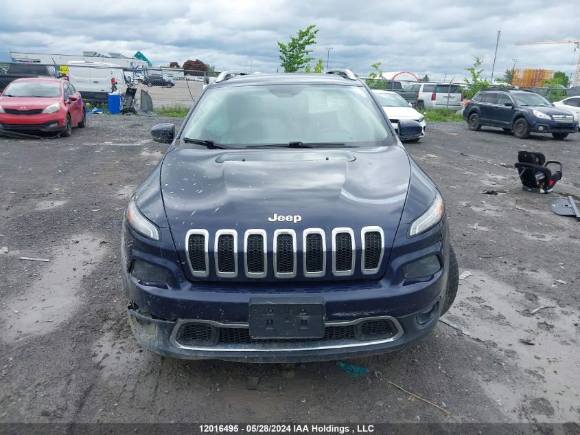 2015 Jeep Cherokee Limited VIN: 1C4PJMDS0FW595971 Lot: 12016495