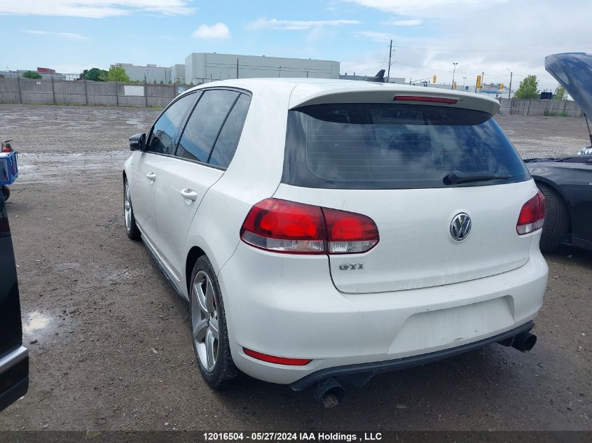 2013 Volkswagen Gti VIN: WVWHV7AJ4DW140253 Lot: 12016504