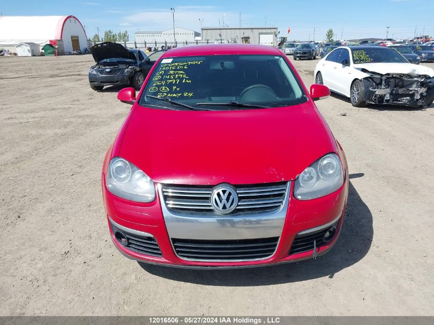 2009 Volkswagen Jetta Sedan VIN: 3VWJM71K89M145392 Lot: 12016506