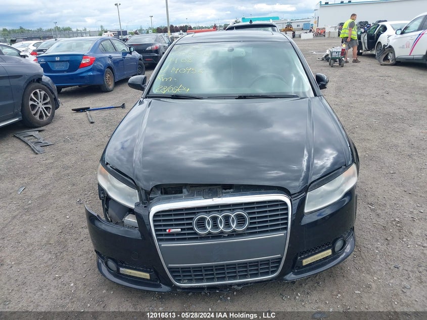 2008 Audi A4 2.0T Quattro VIN: WAUDF68E98A140456 Lot: 12016513