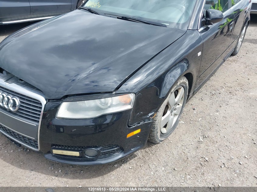 2008 Audi A4 2.0T Quattro VIN: WAUDF68E98A140456 Lot: 12016513