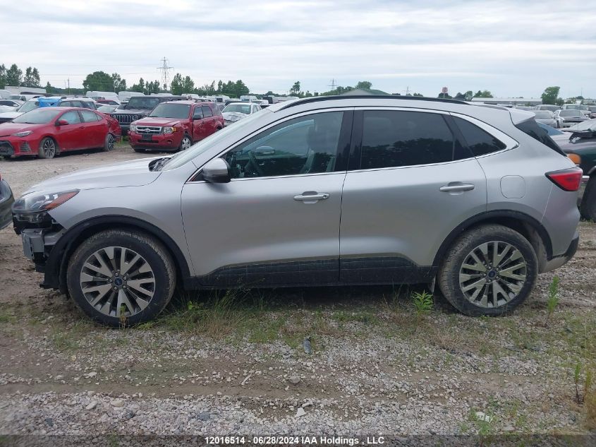 2020 Ford Escape Titanium VIN: 1FMCU9DZXLUC46741 Lot: 12016514