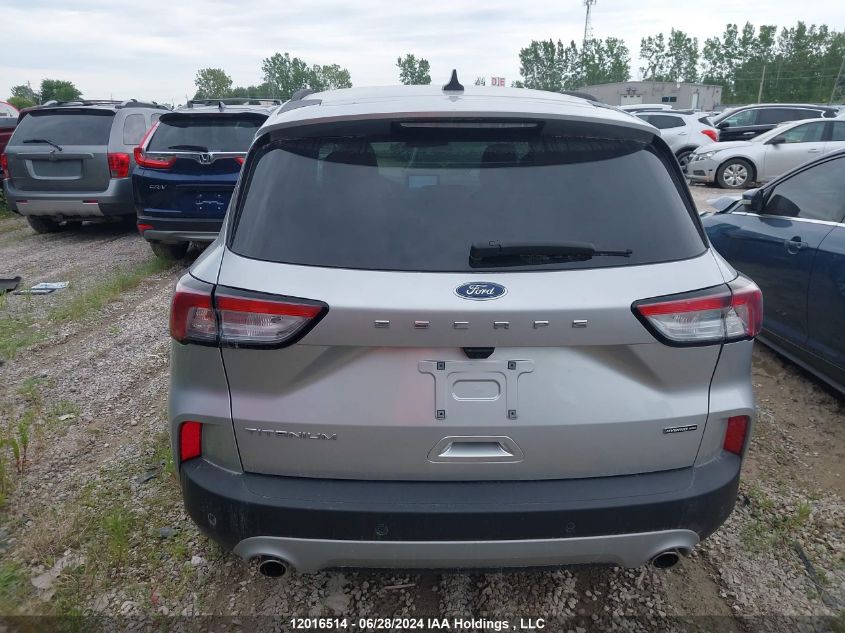 2020 Ford Escape Titanium VIN: 1FMCU9DZXLUC46741 Lot: 12016514