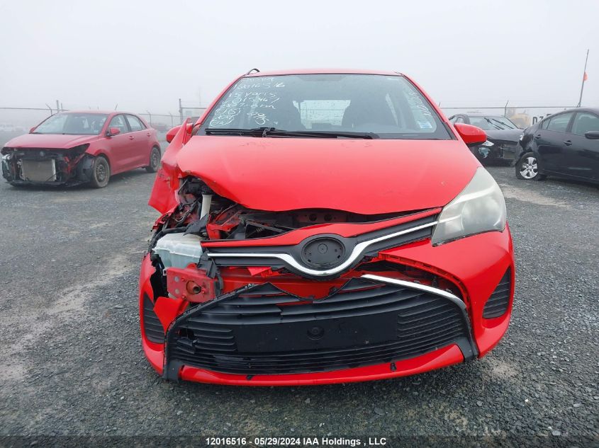 2015 Toyota Yaris VIN: VNKKTUD33FA015467 Lot: 12016516
