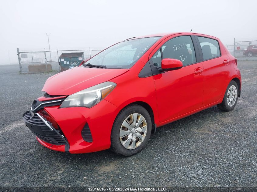 2015 Toyota Yaris VIN: VNKKTUD33FA015467 Lot: 12016516