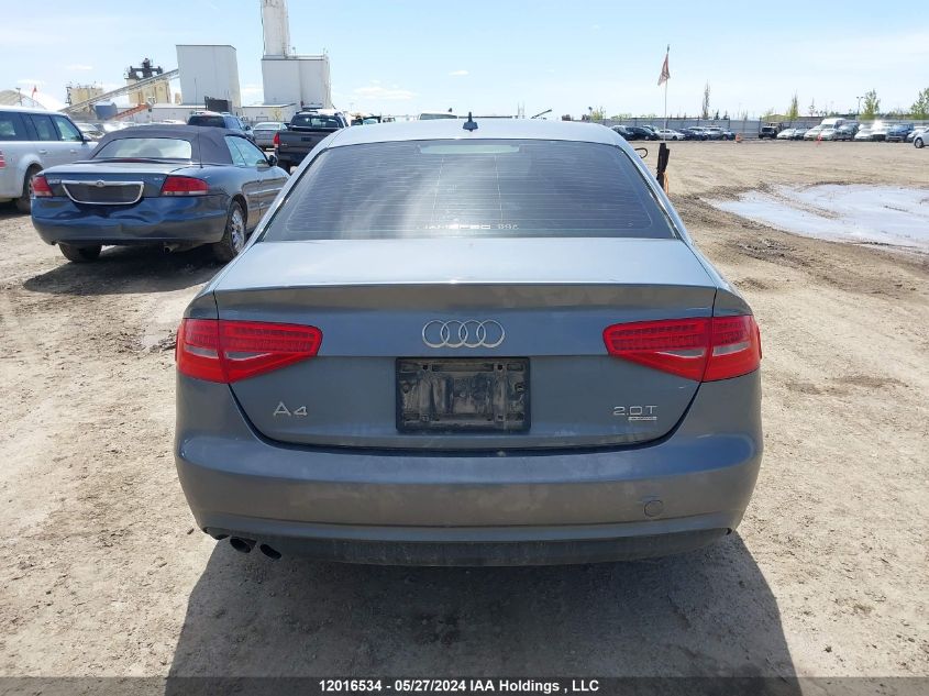 2013 Audi A4 VIN: WAUDFCFL9DN014116 Lot: 12016534