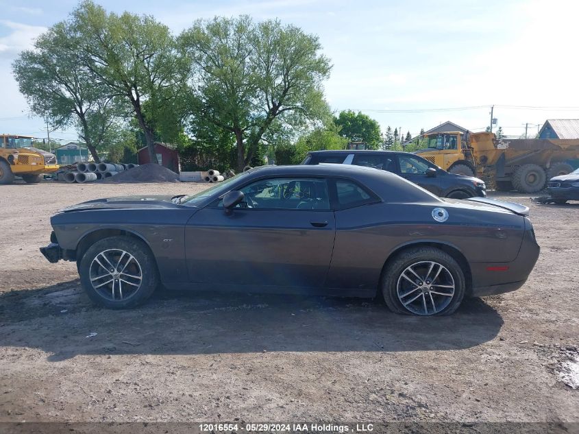 2018 Dodge Challenger Gt VIN: 2C3CDZGG9JH172621 Lot: 12016554