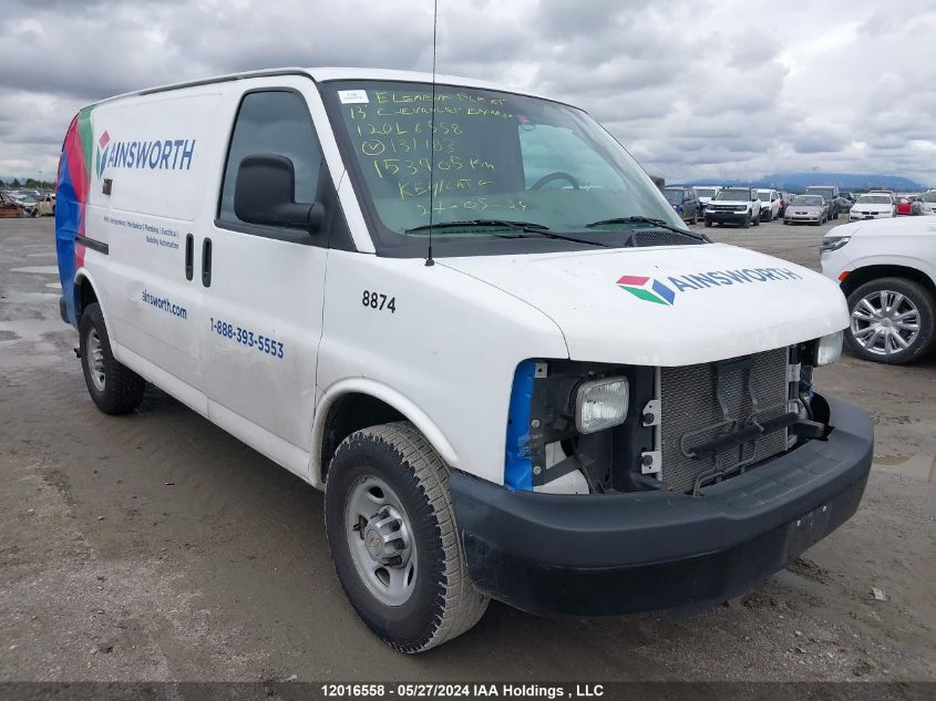 2013 Chevrolet Express VIN: 1GCWGFBA9D1131183 Lot: 12016558