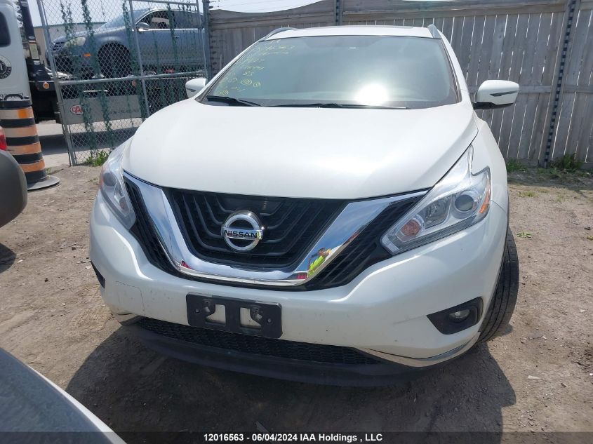 2017 Nissan Murano VIN: 5N1AZ2MH6HN176941 Lot: 12016563