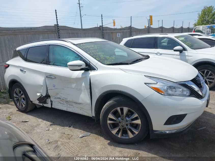 2017 Nissan Murano VIN: 5N1AZ2MH6HN176941 Lot: 12016563