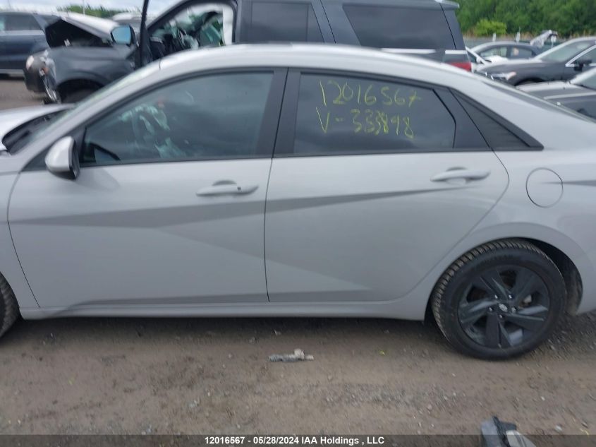 2022 Hyundai Elantra Preferred Ivt With Sun And Tech Package VIN: KMHLM4AG6NU333898 Lot: 12016567