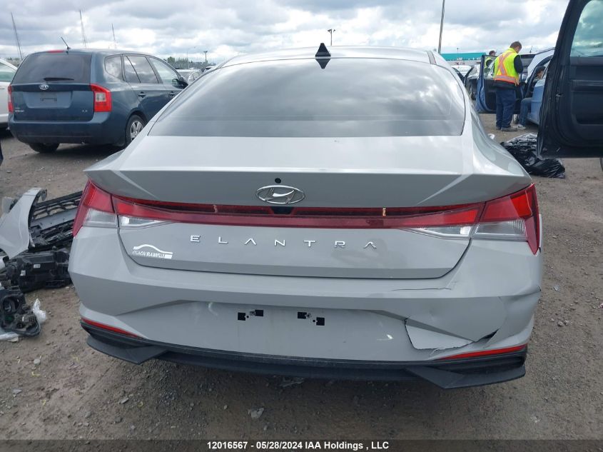 2022 Hyundai Elantra Preferred Ivt With Sun And Tech Package VIN: KMHLM4AG6NU333898 Lot: 12016567