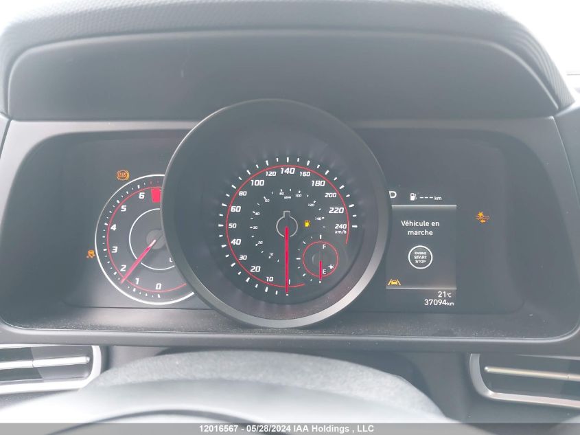 2022 Hyundai Elantra Preferred Ivt With Sun And Tech Package VIN: KMHLM4AG6NU333898 Lot: 12016567