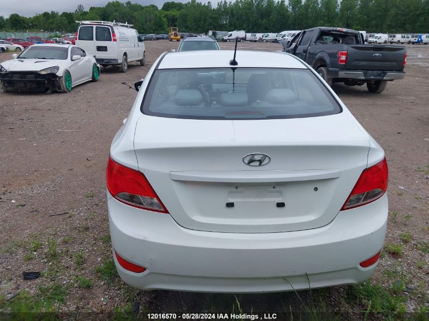 2015 Hyundai Accent Gl VIN: KMHCT4AE9FU911611 Lot: 12016570