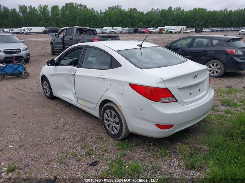 2015 Hyundai Accent Gl VIN: KMHCT4AE9FU911611 Lot: 12016570