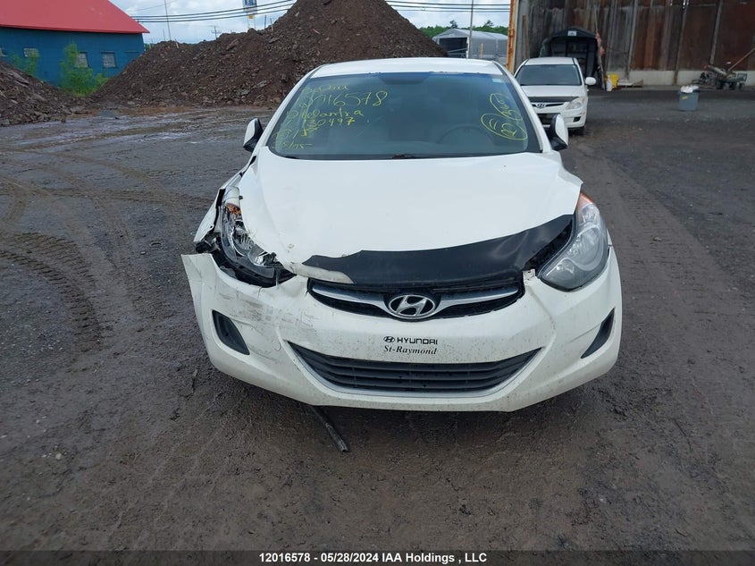 2012 Hyundai Elantra VIN: 5NPDH4AEXCH130497 Lot: 12016578