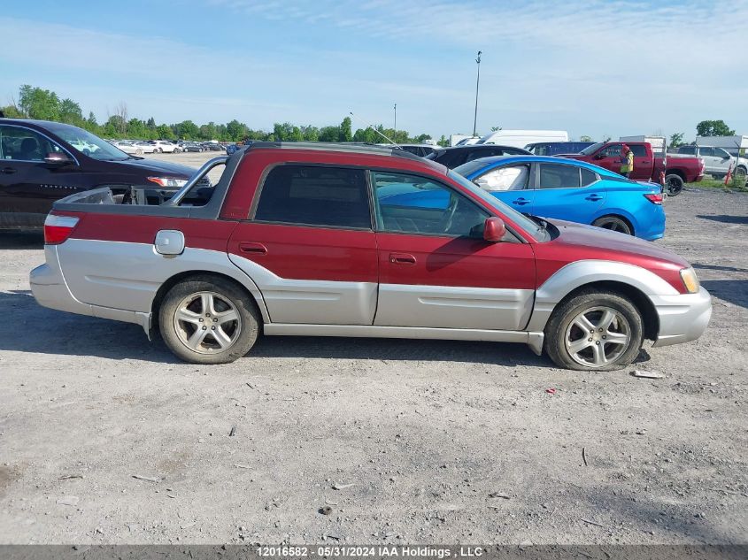 2003 Subaru Baja VIN: 4S4BT61C237103696 Lot: 12016582