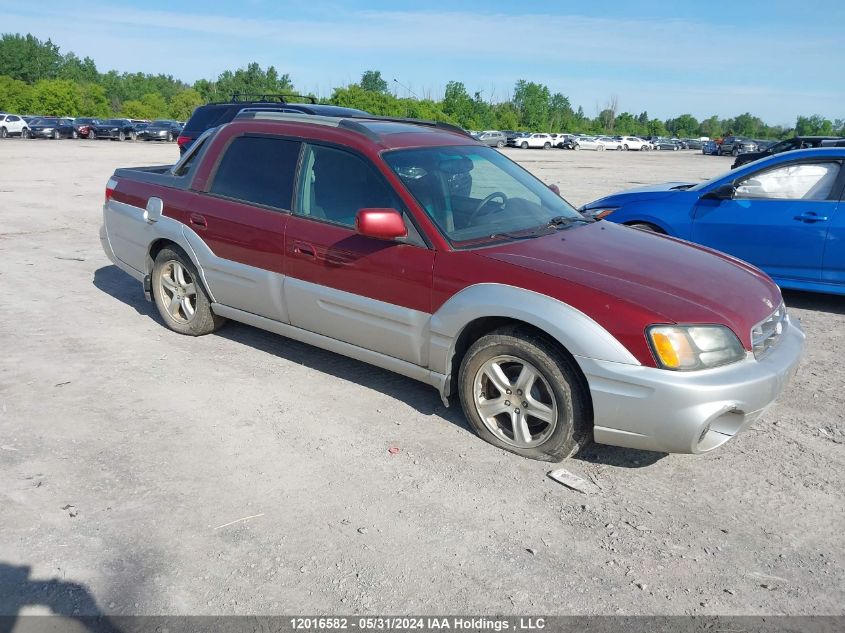 2003 Subaru Baja VIN: 4S4BT61C237103696 Lot: 12016582