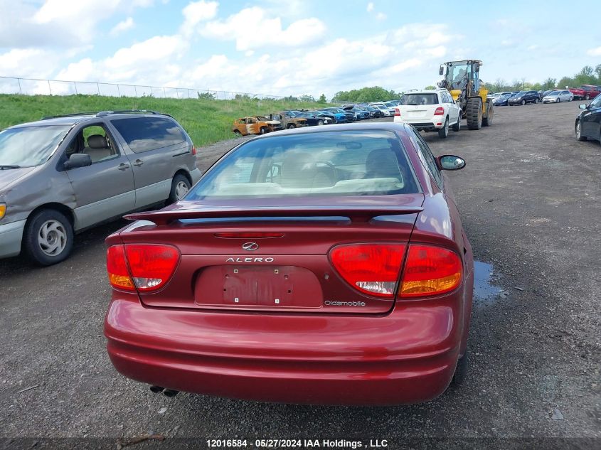 2001 Oldsmobile Alero VIN: 1G3NL52T41C282449 Lot: 12016584