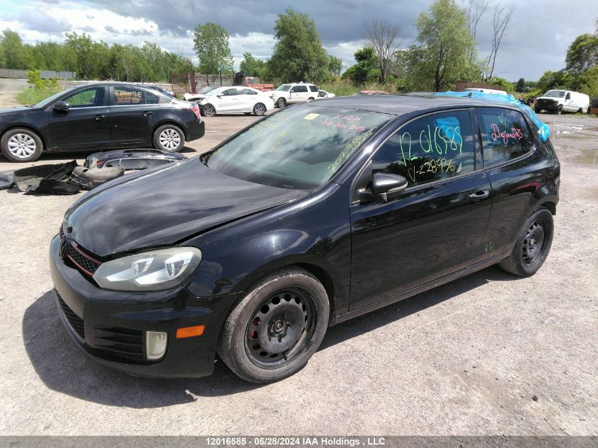 2011 Volkswagen Gti VIN: WVWEV7AJ1BW228936 Lot: 12016585