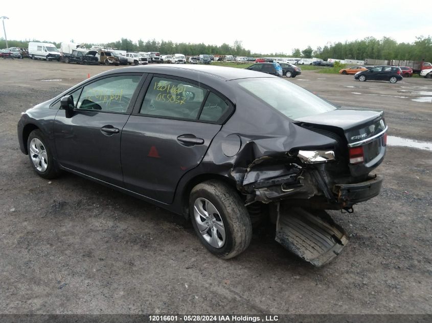 2015 Honda Civic Sedan VIN: 2HGFB2F4XFH055037 Lot: 12016601