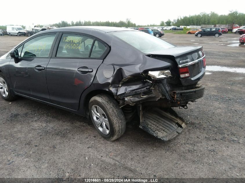 2015 Honda Civic Sedan VIN: 2HGFB2F4XFH055037 Lot: 12016601