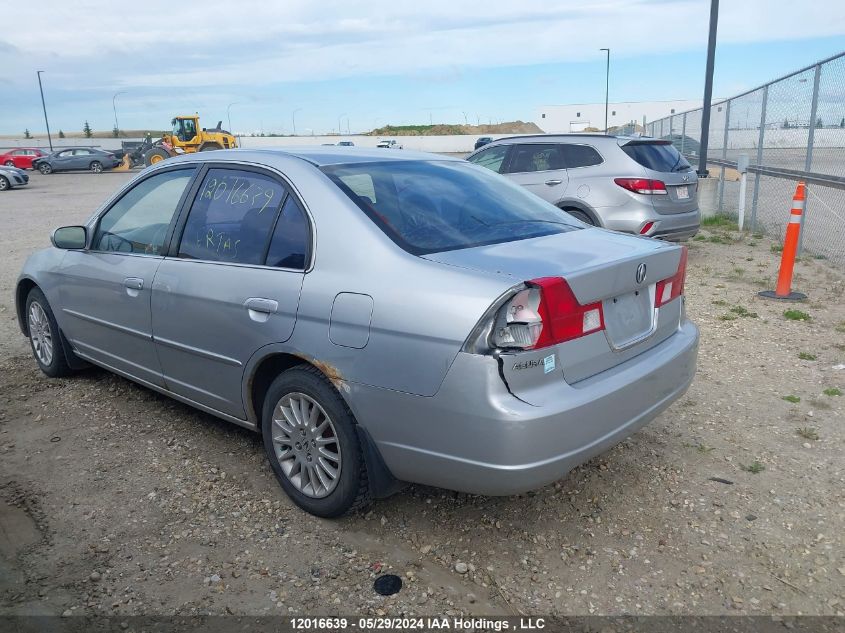 2003 Acura 1.7El Premium VIN: 2HHES36813H000309 Lot: 12016639