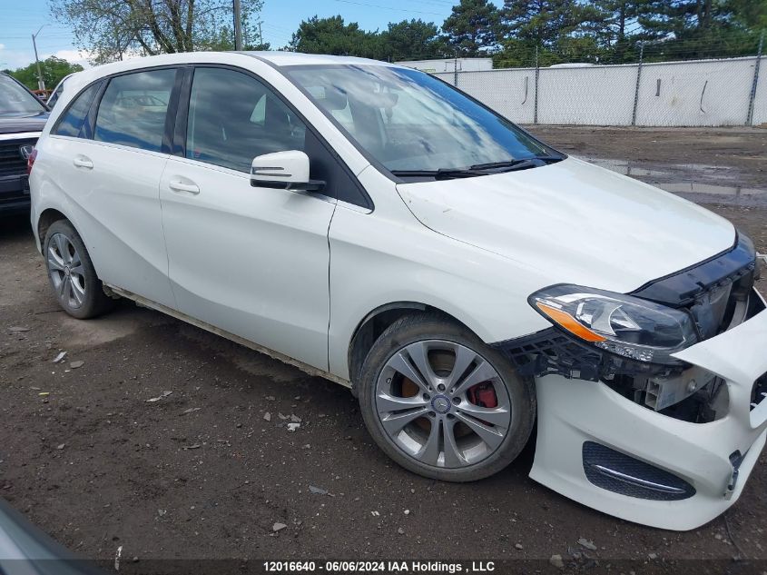 2017 Mercedes-Benz B-Class VIN: WDDMH4GB2HJ437891 Lot: 12016640