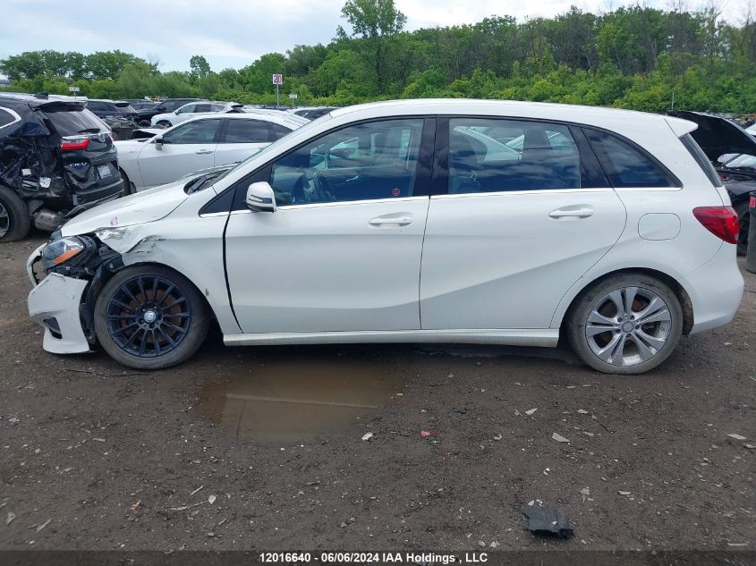 2017 Mercedes-Benz B-Class VIN: WDDMH4GB2HJ437891 Lot: 12016640