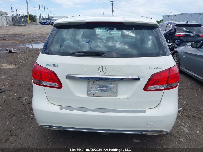 2017 Mercedes-Benz B-Class VIN: WDDMH4GB2HJ437891 Lot: 12016640