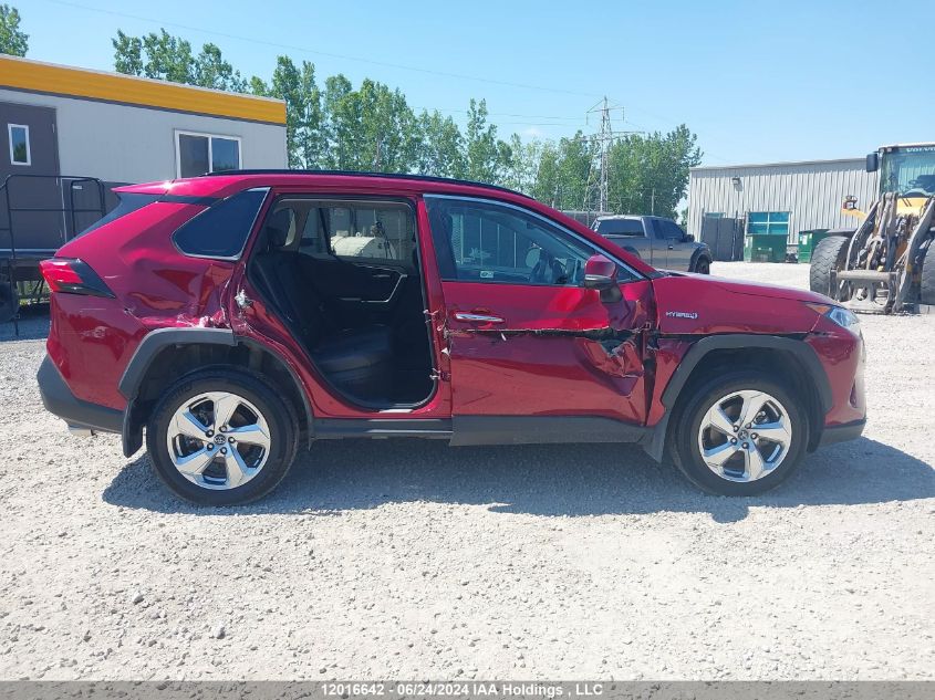 2020 Toyota Rav4 Limited VIN: 2T3DWRFV6LW064812 Lot: 12016642