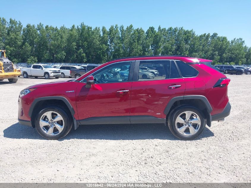 2020 Toyota Rav4 Limited VIN: 2T3DWRFV6LW064812 Lot: 12016642