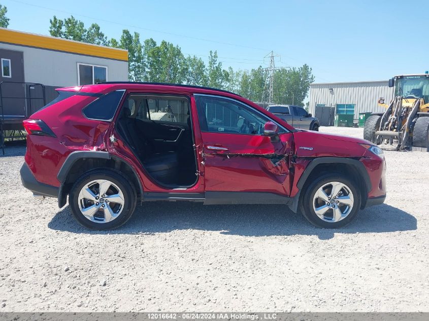 2020 Toyota Rav4 Limited VIN: 2T3DWRFV6LW064812 Lot: 12016642