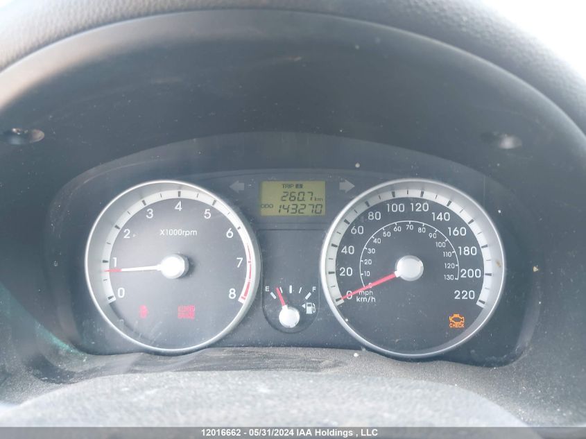 2009 Hyundai Accent VIN: KMHCN35CX9U142957 Lot: 12016662