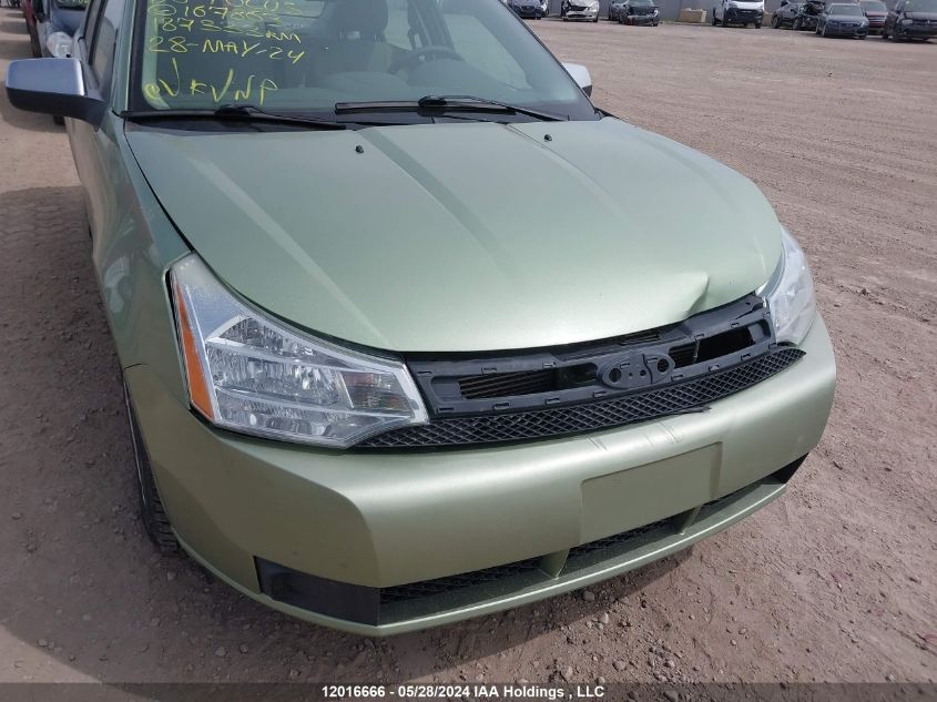 2008 Ford Focus S/Se VIN: 1FAHP34N58W167863 Lot: 12016666