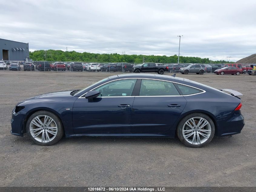 2019 Audi A7 Prestige S-Line VIN: WAUV2AF25KN026580 Lot: 12016672